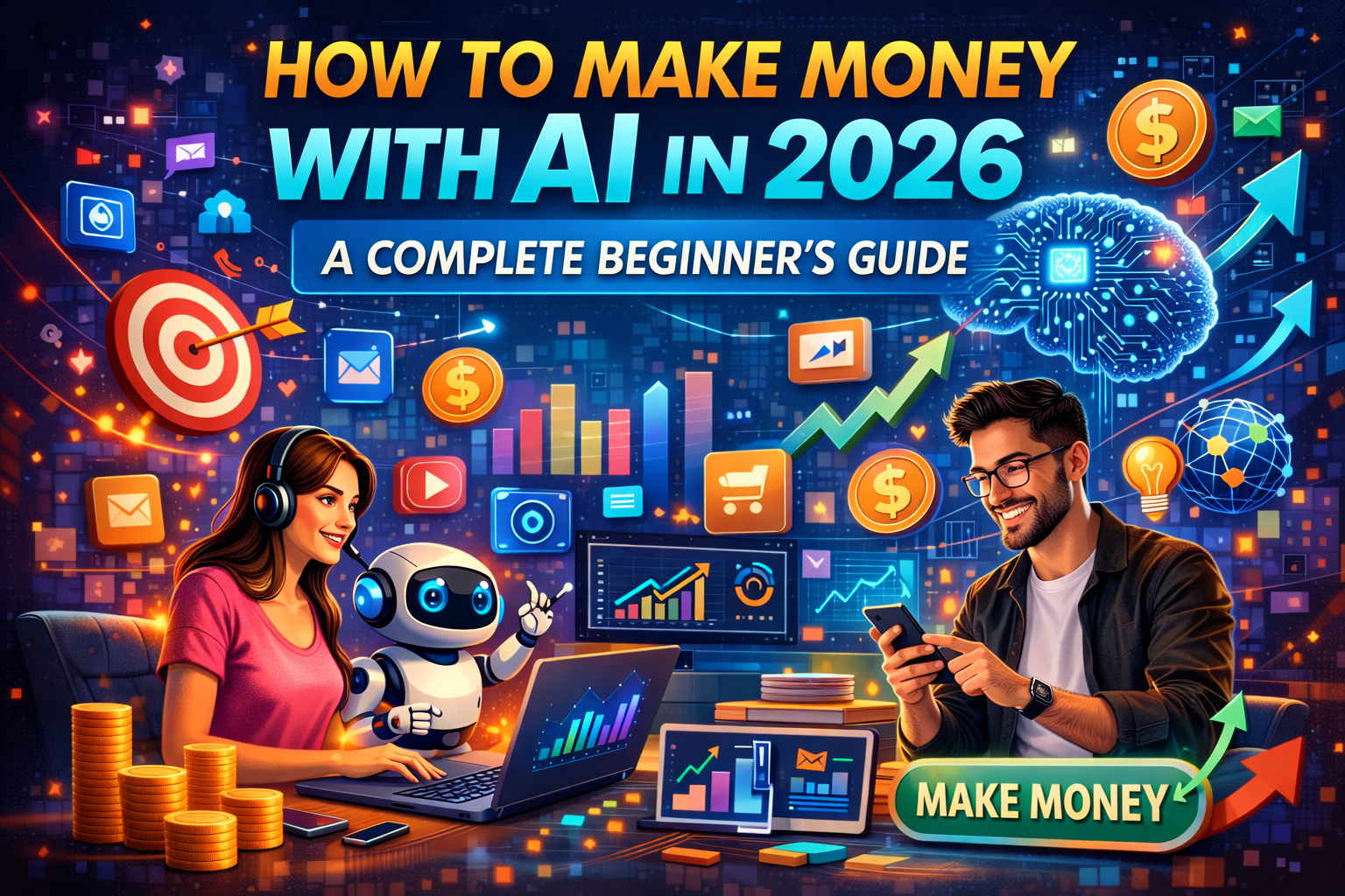 How to Make Money with AI in 2026: A Complete Beginner’s Guide