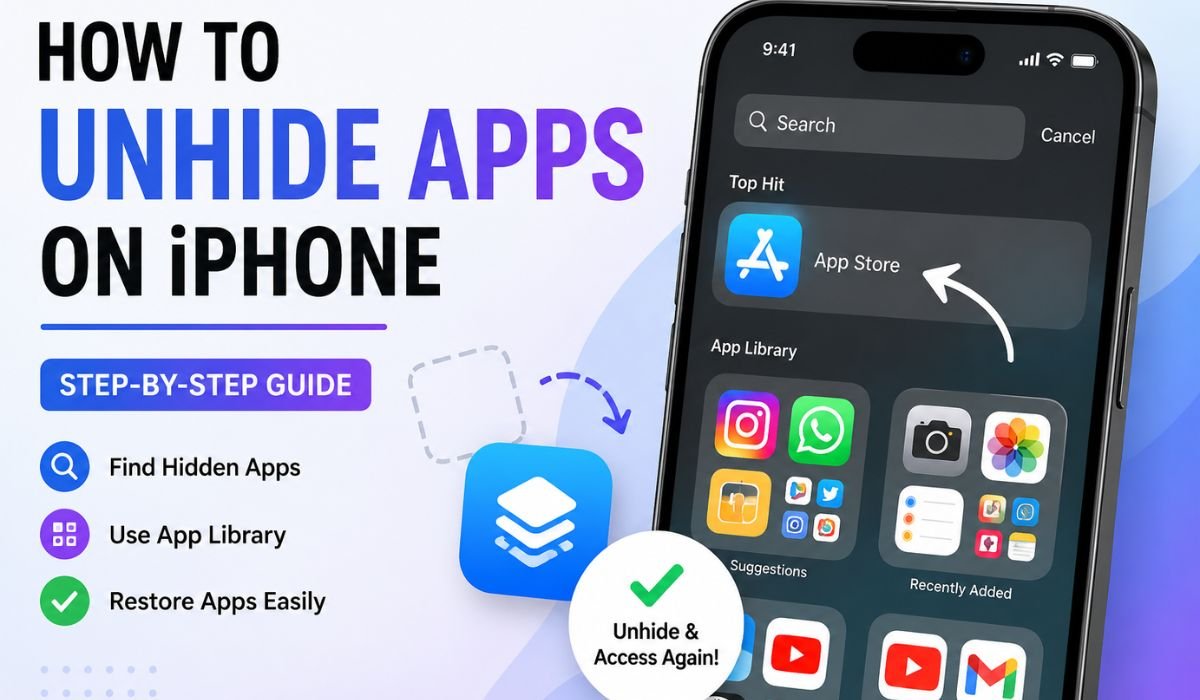 How to Unhide Apps on iPhone – Easy Step-by-Step Guide for All iPhone Users