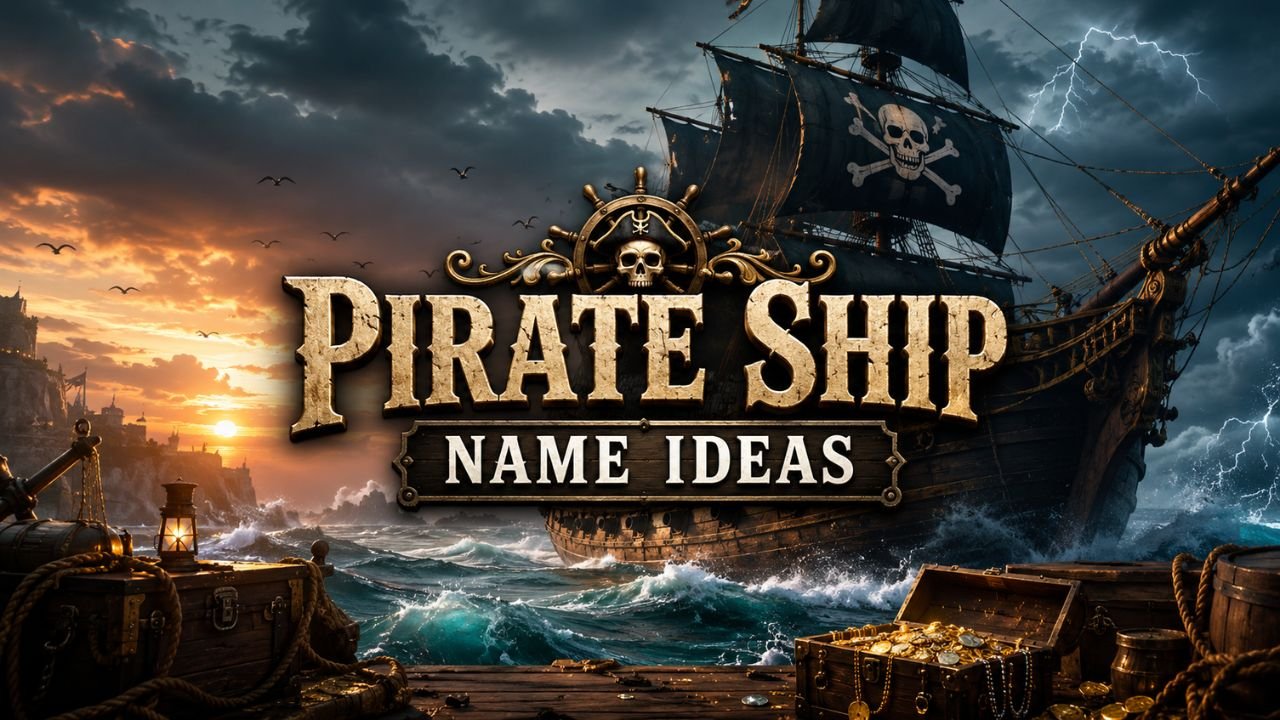 Best Pirate Ship Name Ideas – Cool, Funny & Legendary Names