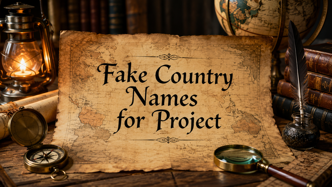 150+ Fake Country Names for Project Ideas, Stories and More