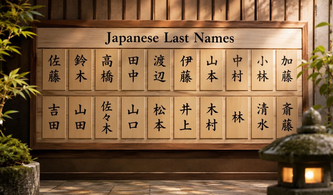 Japanese Last Names