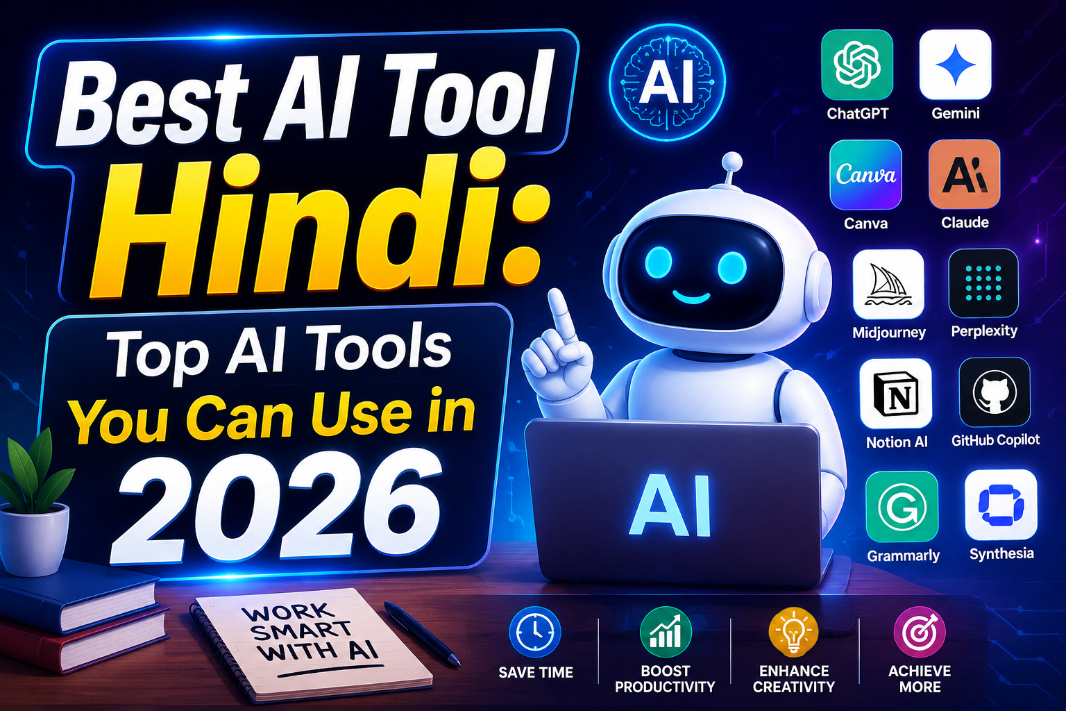 Best AI Tool Hindi: Top AI Tools You Can Use in 2026