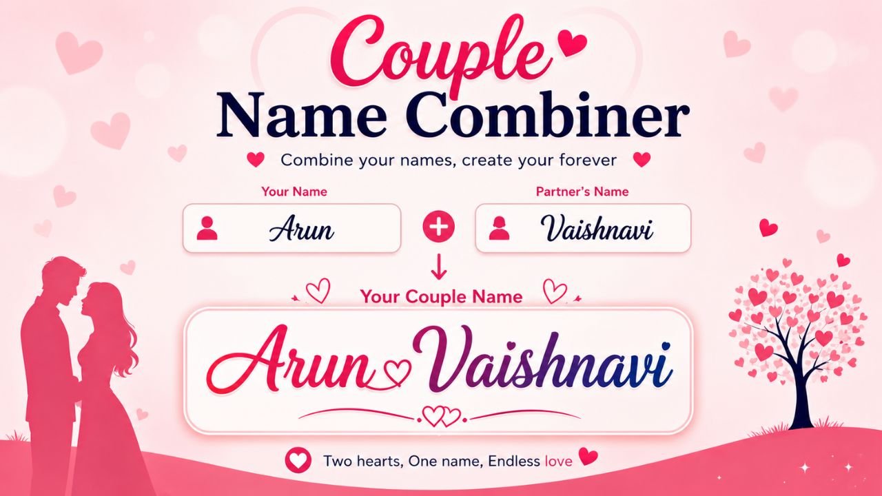 Couple Name Combiner: Stylish Name Ideas & Generator