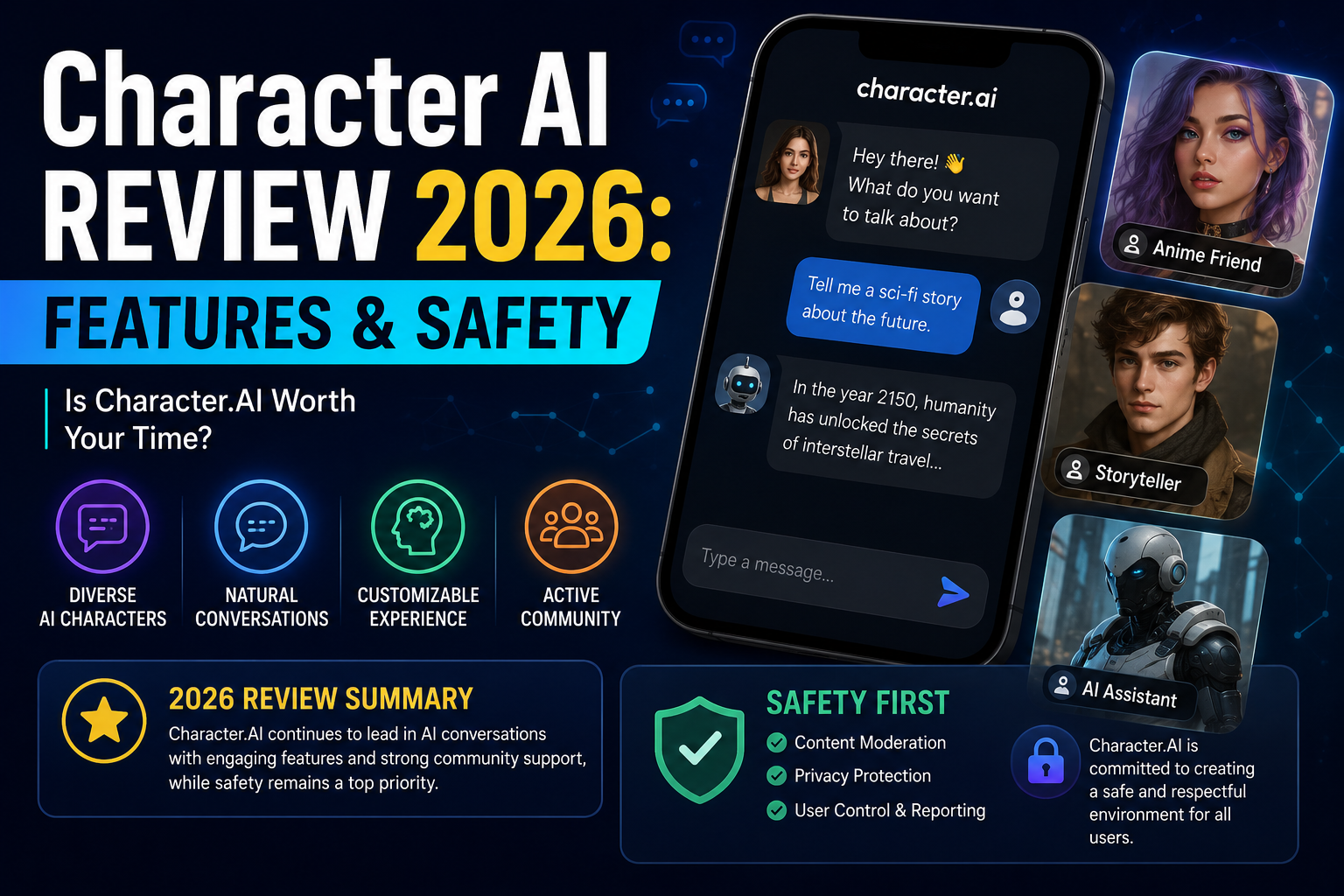 Character AI Review 2026: Features & Safety