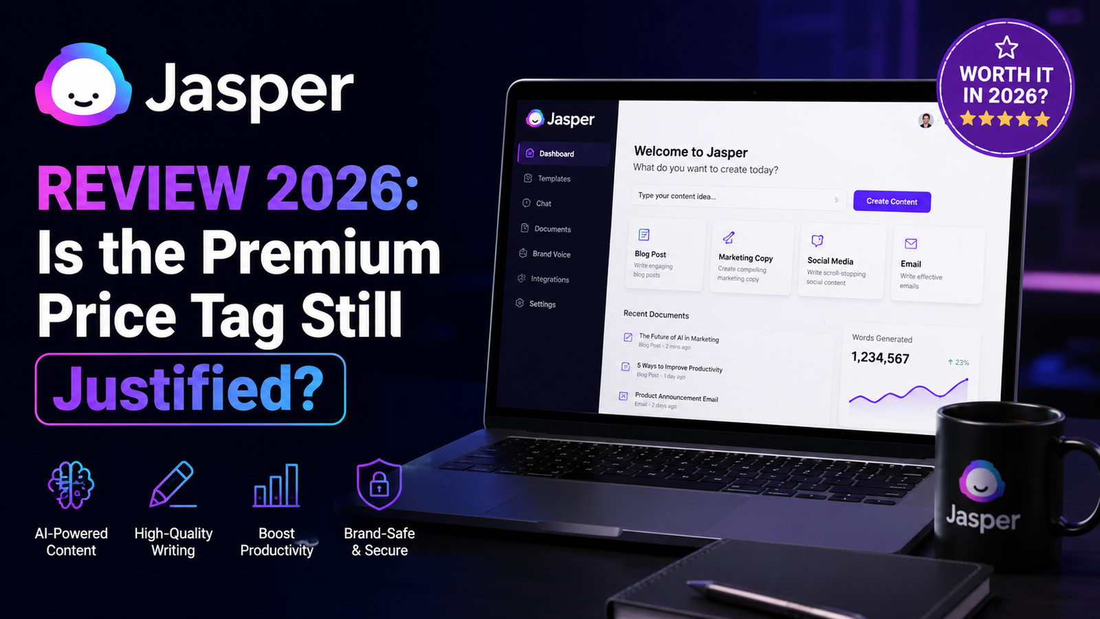 Jasper AI Review 2026: Is the Premium Price Tag Still Justified