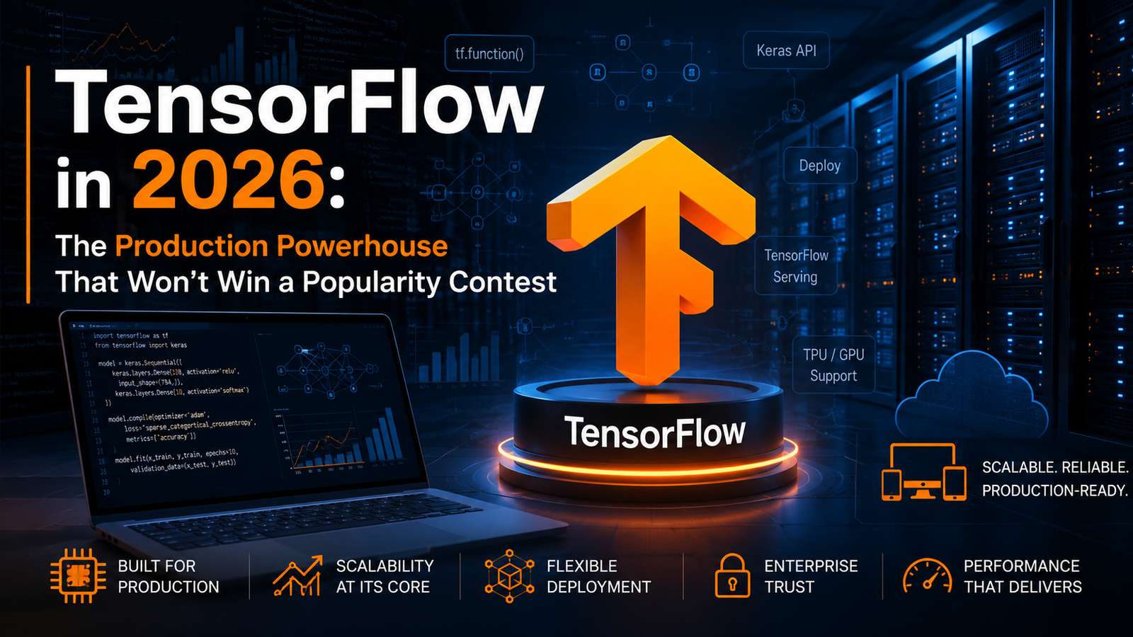 TensorFlow in 2026: The Production Powerhouse That Won’t Win a Popularity Contest