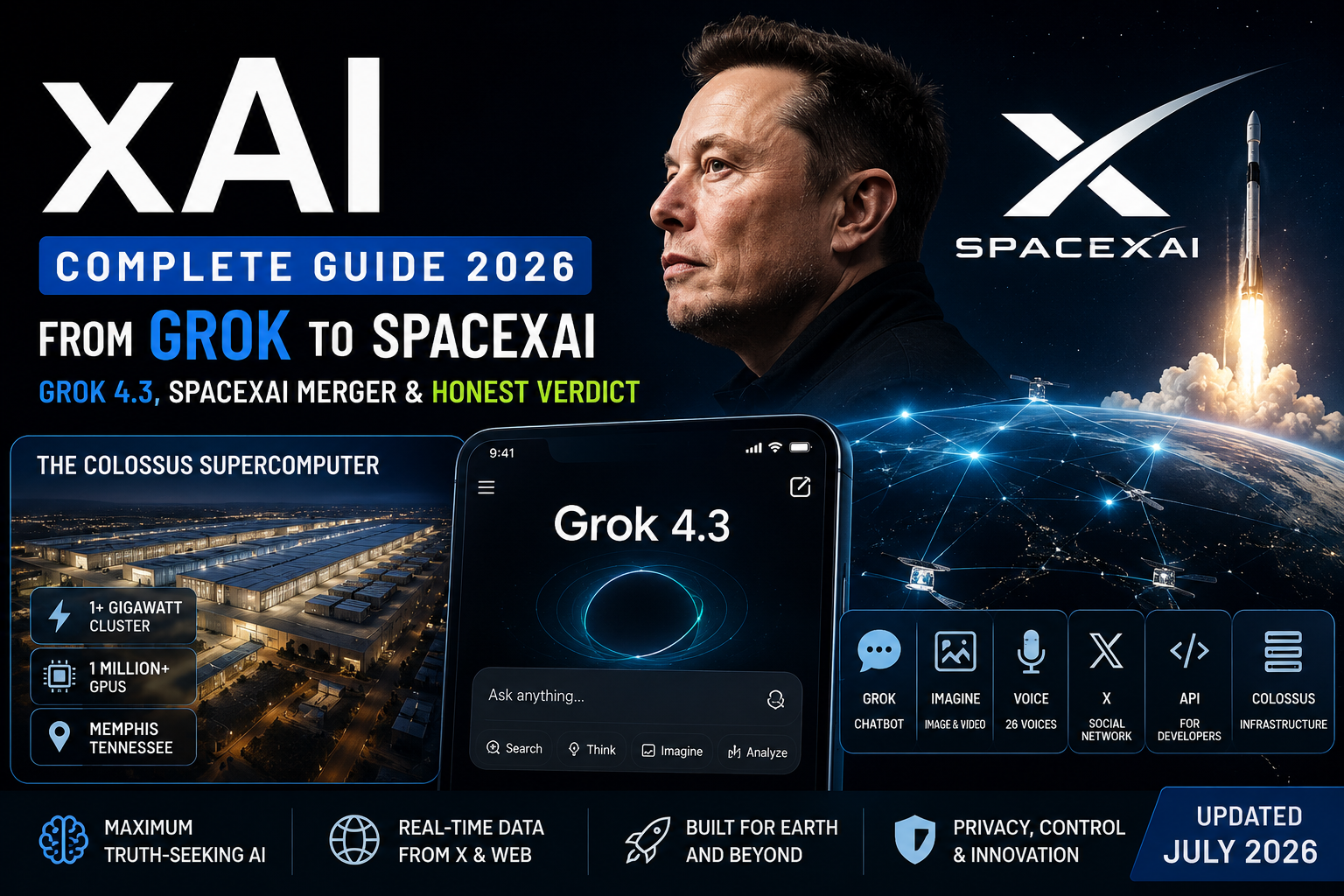 xAI Complete Guide 2026: From Grok to SpaceXAI – What Actually Matters
