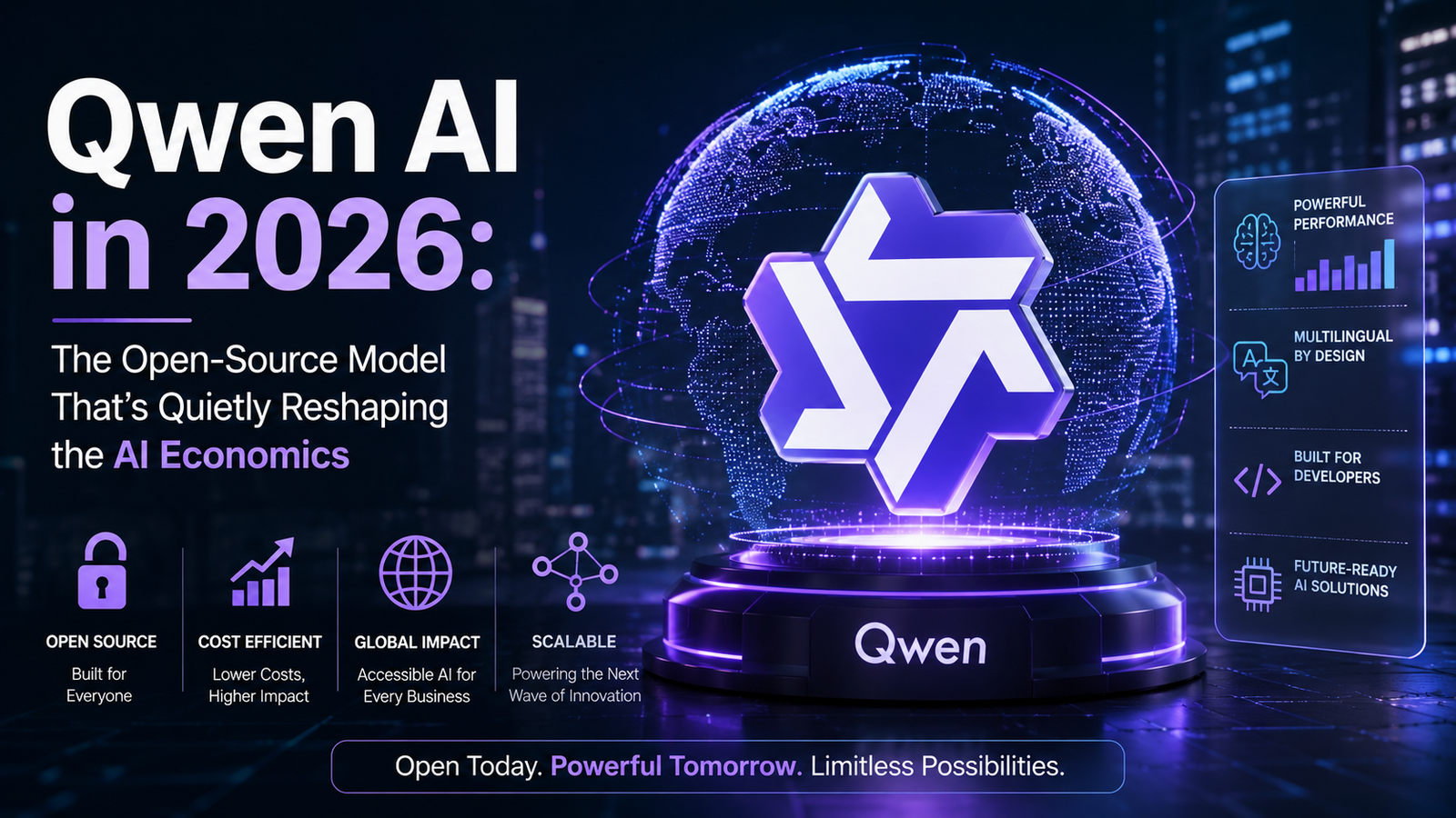Qwen AI in 2026: The Open-Source Model That’s Quietly Reshaping the AI Economics