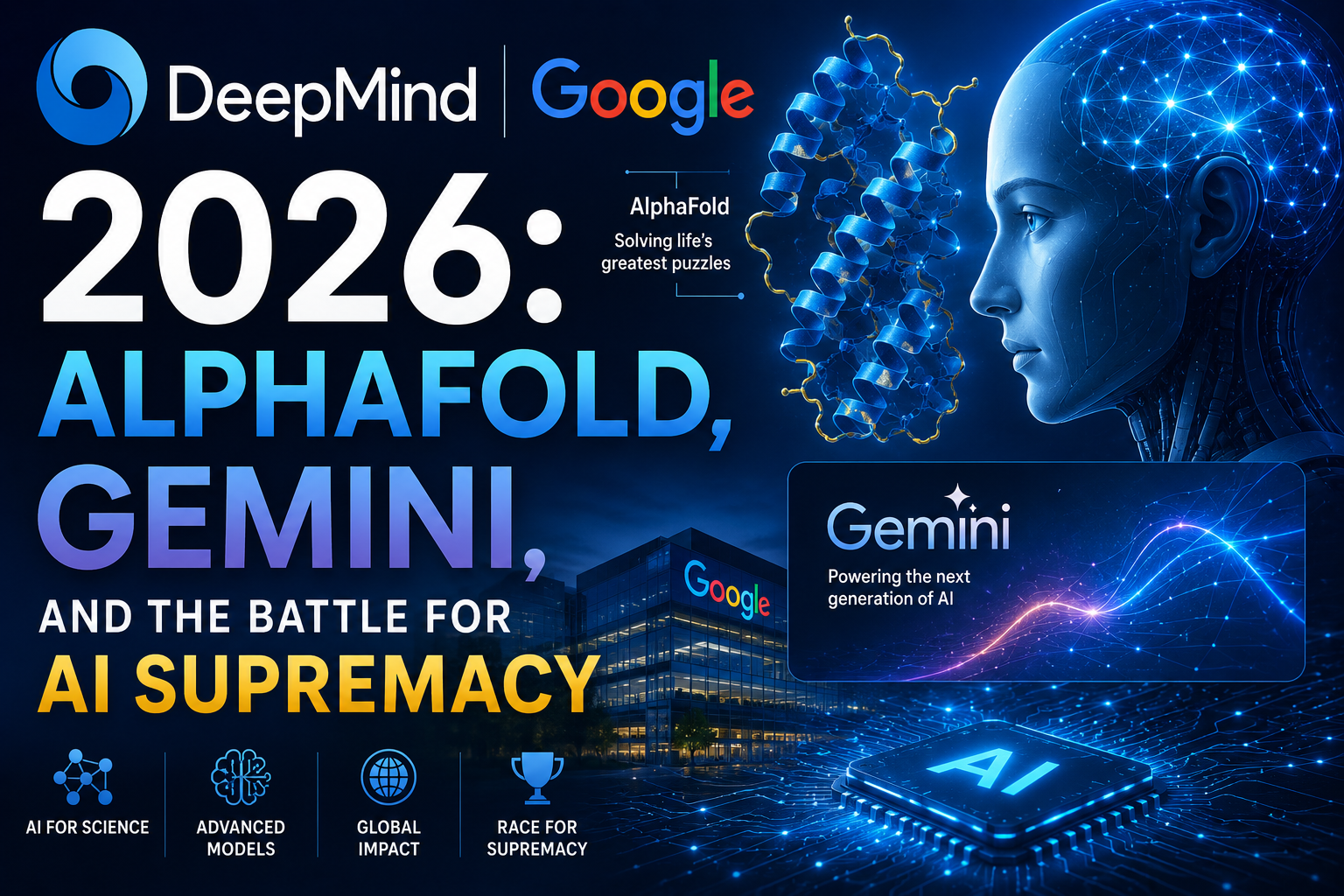  DeepMind Google 2026: AlphaFold, Gemini, and the Battle for AI Supremacy