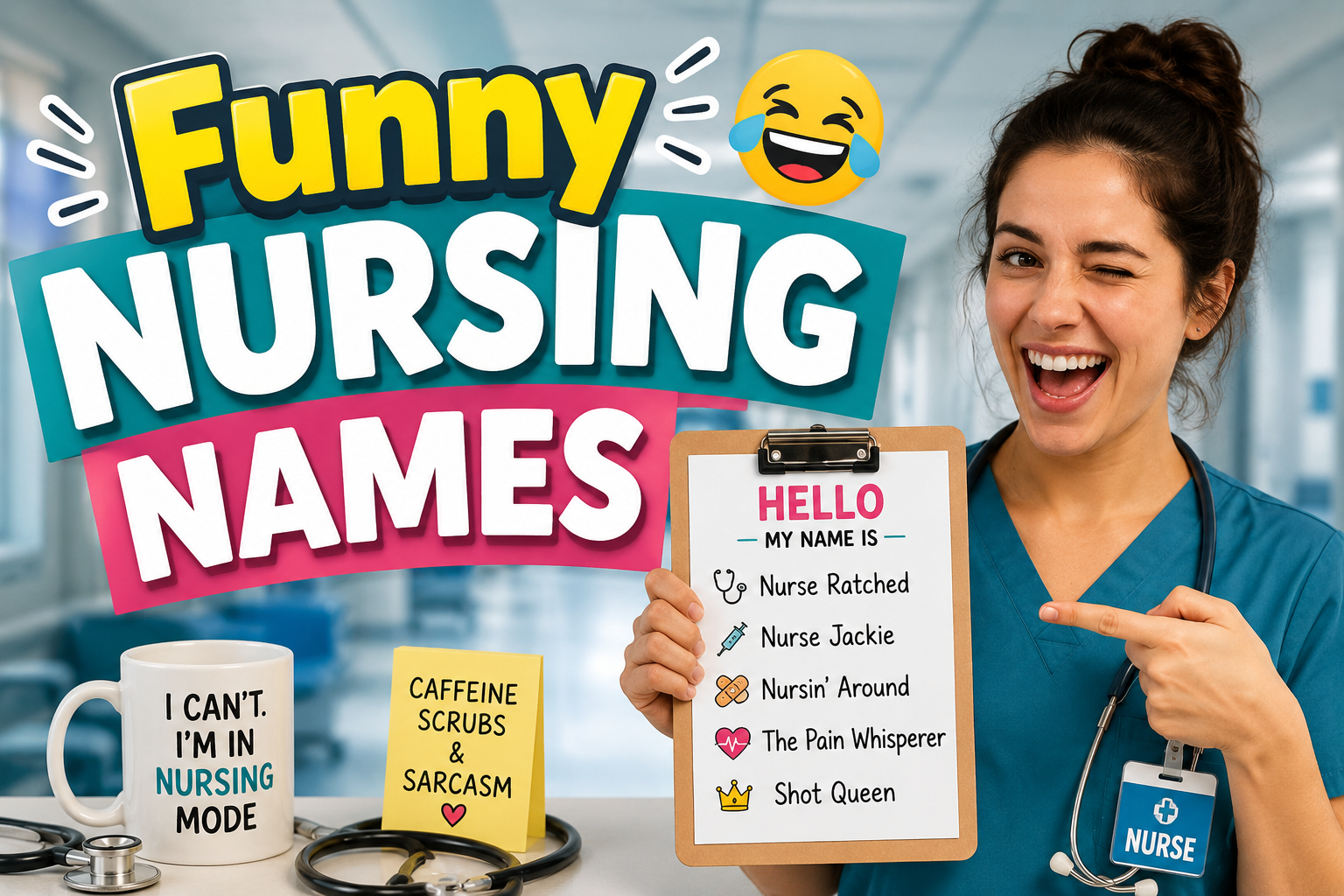 Funny Nursing Names: The Ultimate Collection of Hilarious Nicknames for Nurses