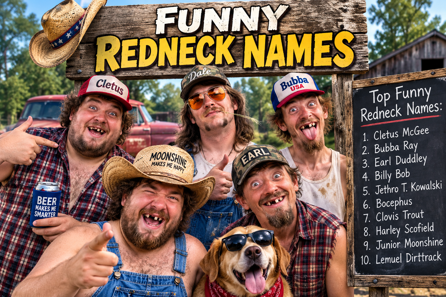 125+ Funny Redneck Names for Boys, Girls & Characters (2026)